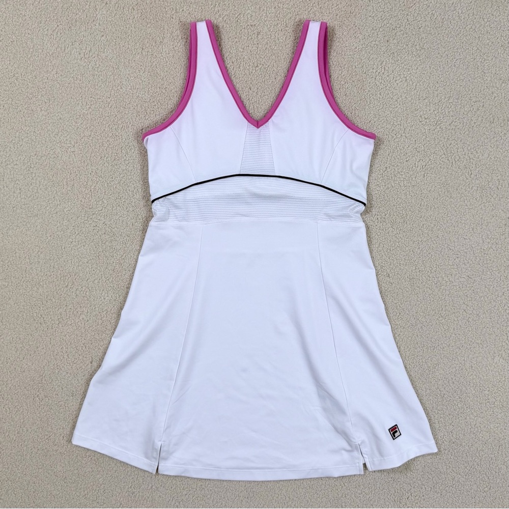 LIKE NEW Tennis Dress - White with Pink Trim - Activewear